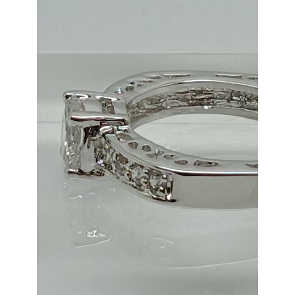 2 CT Unique Vintage Gold Plated Round Brilliant Sim Diamond CZ Engagement Ring 9 - Picture 7 of 10